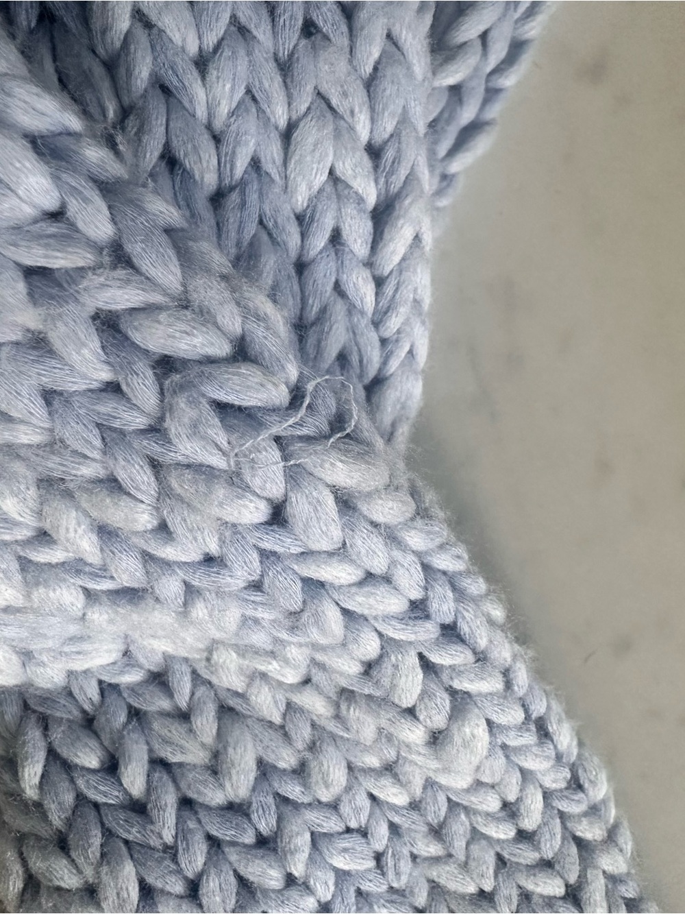 Free People Opal rollneck knit sweater in cashmere blue - Picture 7 of 7